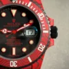 Submariner DIW Red Carbon VSF 1:1 Best Edition Black Dial on Black Nylon Strap VS3135 - Image 9
