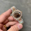 Rolex DateJust 28mm Steel & Rose Gold Chocolate Diamond-Set Dial 279381RBR - Image 3