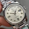 Rolex Day-Date 36 President Day-Date 118239 Silver Diamond Dial White Gold 36mm Box Super Clone - Image 3