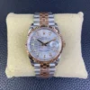 Rolex Datejust 36 126231 Two Tone Rose Gold Silver Motif DIAMOND Dial - Jubilee Bracelet - 2023