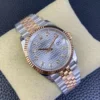Rolex Datejust 36 126231 Two Tone Rose Gold Silver Motif DIAMOND Dial - Jubilee Bracelet - 2023 - Image 9