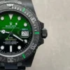 Rolex Submariner DIW “Parakeet” DLC VSF 1:1 Best Edition Black/Green Dial on DLC Bracelet VS3135 - Image 5