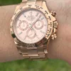 Daytona 116505 904L RG VF 1:1 Best Edition Pink Crystal Dial On 904L RG Bracelet DD4130 - Image 5