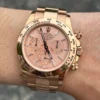 Daytona 116505 904L RG VF 1:1 Best Edition Pink Crystal Dial On 904L RG Bracelet DD4130 - Image 4