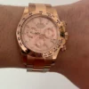 Daytona 116505 904L RG VF 1:1 Best Edition Pink Crystal Dial On 904L RG Bracelet DD4130 - Image 6