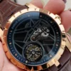Roger Dubuis Excalibur Rddbex0392 RG BBR Best Edition Skeleton Dial on Brown Leather Strap A2136 Tourbillon