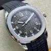 Patek Philippe Aquanaut 5165A-001 stainless steel watch with black embossed dial and a black composite strap 38mm - Image 6