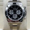 Daytona 126509 904L SS UFO 1:1 Best Edition Black Dial Silver Subdial On 904L SS Bracelet UF4131 (Free Sprung)