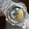 Patek Philippe Nautilus 5723 Gray Dial Bezel Stone Green 40mm - Image 11
