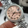 Rolex Datejust Women Pink Dial Diamond CZ Bezel THB Factory 31mm Super Clone - Image 5