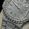 Patek Philippe Nautilus 5719 Custom Full Moissanite Diamonds 40mm Super Clone - Image 2