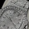 Patek Philippe Nautilus 5719 Custom Full Moissanite Diamonds 40mm Super Clone - Image 4