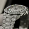 Patek Philippe Nautilus 5719 Custom Full Moissanite Diamonds 40mm Super Clone - Image 3
