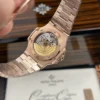 Patek Philippe Nautilus 5723 Case Rose Gold Bezel Stone Baguette 40mm - Image 9