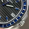 Patek Philippe Nautilus 5723 Gray Dial Bezel Stone Blue 40mm - Image 6