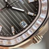Patek Philippe Nautilus 5723 Gray Dial Bezel Stone CZ Baguette 40mm - Image 4
