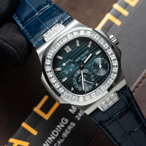 Patek Philippe Nautilus 5724G Blue GRF 40mm Super Clone