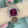 Patek Philippe Nautilus 7010R Purple Dial Quartz Movement GR Factory 32mm - Image 2