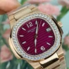 Patek Philippe Nautilus 7010R Purple Dial Quartz Movement GR Factory 32mm - Image 6