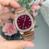 Patek Philippe Nautilus 7010R Purple Dial Quartz Movement GR Factory 32mm - Image 3