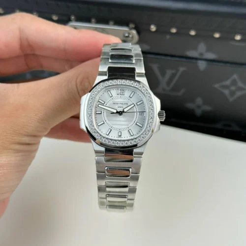 Patek Philippe Nautilus 7010 Women’s White Dial 32mm Super Clone