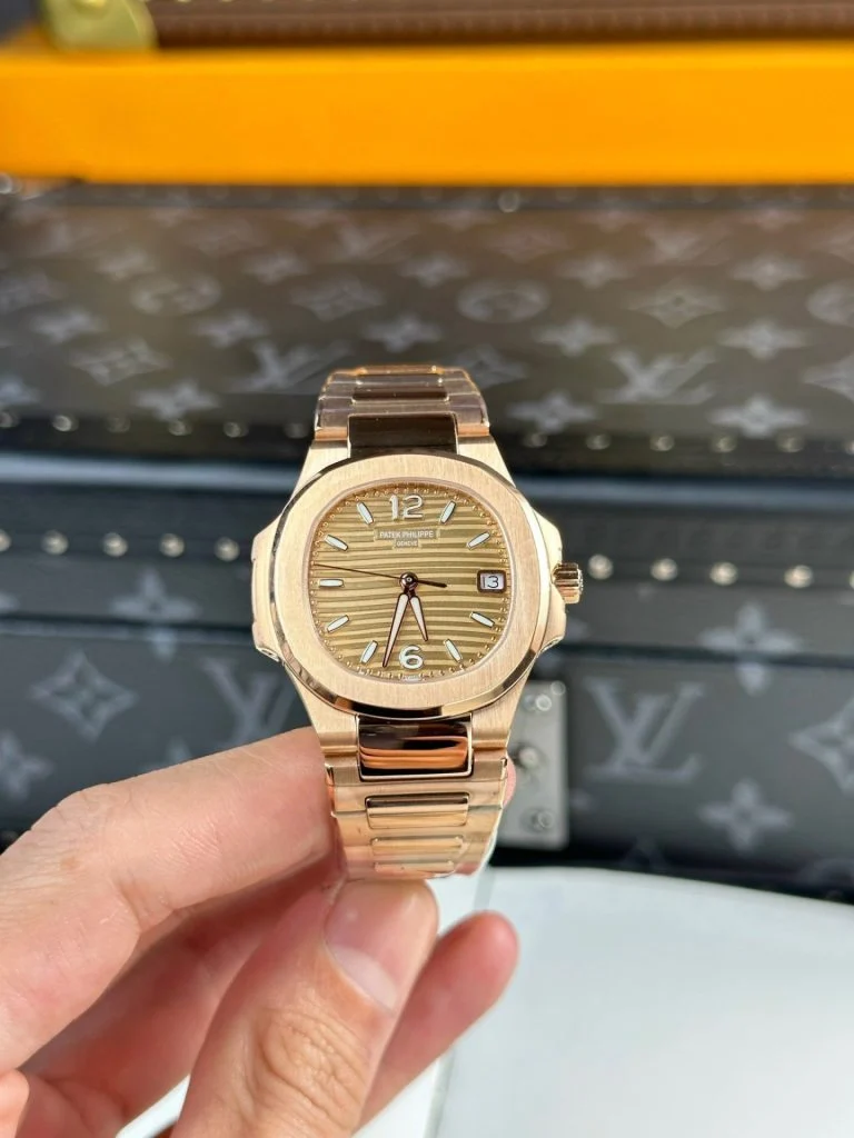 Patek Philippe Nautilus 7010 Rose Gold Women’s 32mm Super Clone