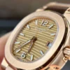 Patek Philippe Nautilus 7010 Rose Gold Women’s 32mm Super Clone - Image 5