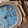 Patek Philippe Nautilus 7010R Women Blue White Dial Metal Bracelet GR Factory 32mm Super Clone - Image 5