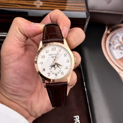 Patek Philippe Complications 5396R White Dial Leather Strap 38.5mm Super Clone