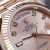 Rolex Day-Date 128235 Rose Gold Pink Dial GF Factory 36mm Super Clone – 156 Grams - Image 5