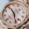 Rolex Day-Date 128235 Rose Gold Pink Dial GF Factory 36mm Super Clone – 156 Grams - Image 4