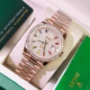 Rolex Day-Date Moissanite Diamonds and 18K Gold Wrapped Custom GM Factory 40mm Super Clone - Image 2