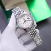 Rolex Day-Date Meteorite Dial Custom Moissanite Baguette Diamonds 40mm Super Clone