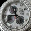 Rolex Daytona MOP Dial Number Markers and Moissanite Diamond Bezel Custom 40mm - Image 4
