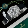 Rolex Daytona MOP Dial Number Markers and Moissanite Diamond Bezel Custom 40mm - Image 8
