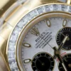 Rolex Daytona Meteorite Dial Gold Wrapped + Moissanite Baguette 40mmRolex Daytona Meteorite Dial Gold Wrapped + Moissanite Baguette 40mm - Image 5