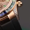Rolex Daytona Rainbow Rubber Strap MS Factory 40mm Super Clone - Image 6
