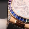 Rolex Daytona Rainbow Rubber Strap MS Factory 40mm Super Clone - Image 7
