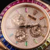 Rolex Daytona Rainbow Rubber Strap MS Factory 40mm Super Clone - Image 10