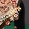 Rolex Daytona Rainbow Rubber Strap MS Factory 40mm Super Clone - Image 8