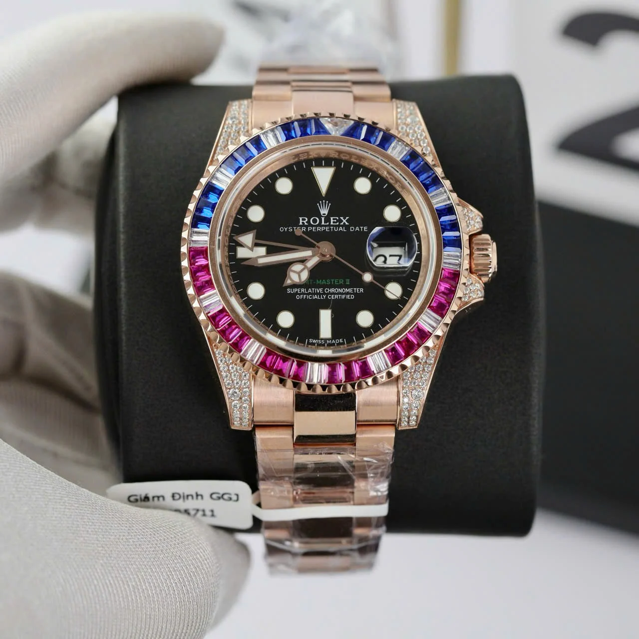 Rolex GMT-Master II 126755 SARU 18K Gold Wrapped Custom 41mm